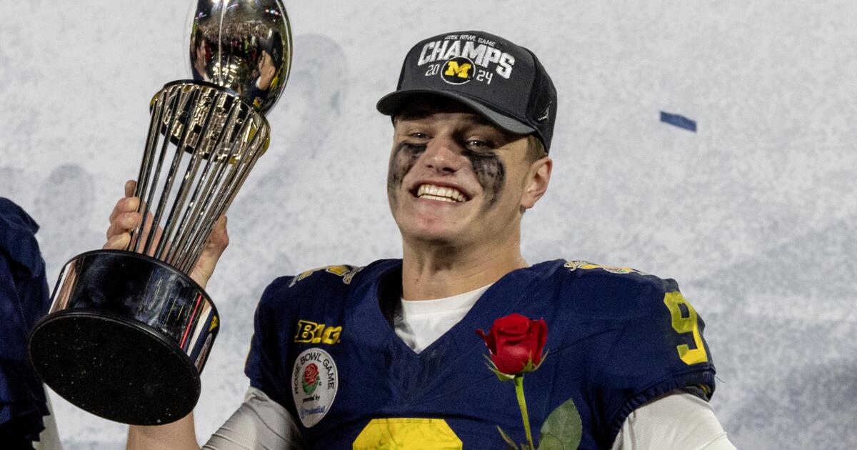 Les MVP du Rose Bowl, JJ McCarthy et Mason Graham, aspirent à un titre